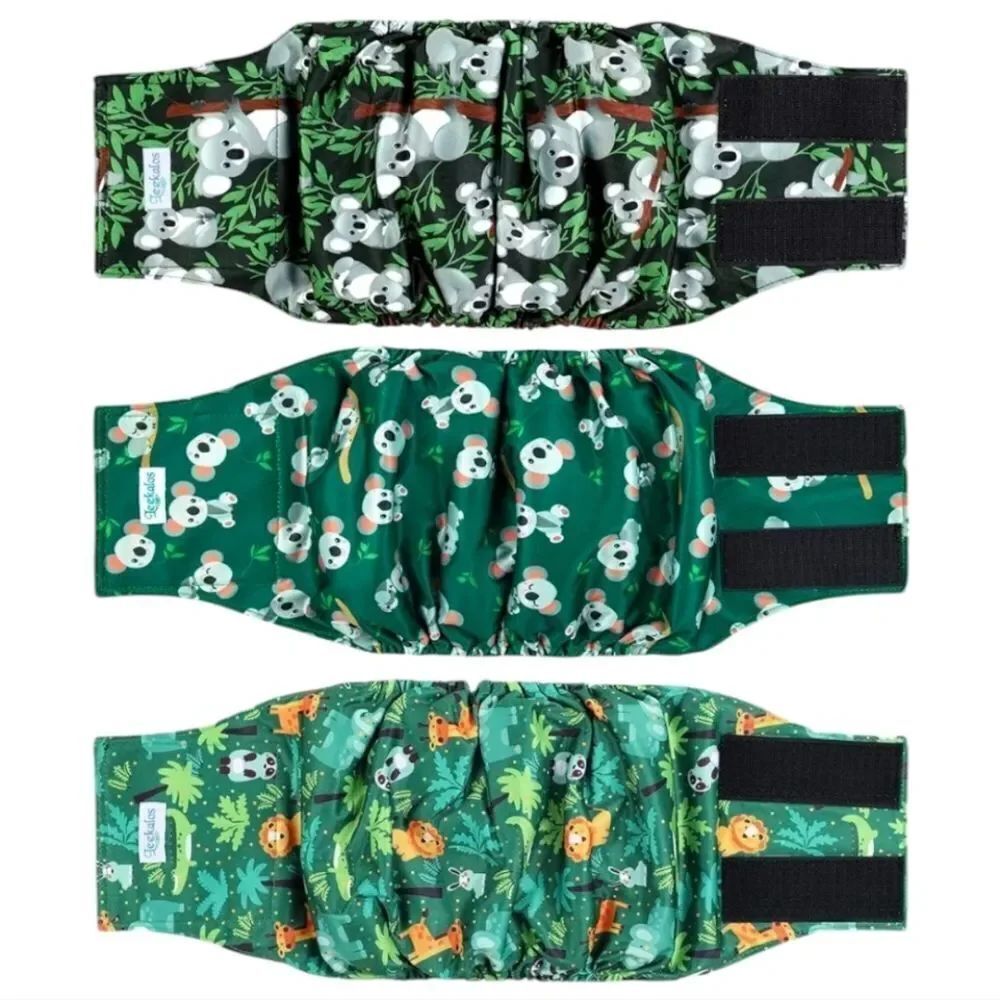 Koala Male Dog Diapers 3 Pack High Absorbing Dog Belly Bands Small Wrap 3pk New